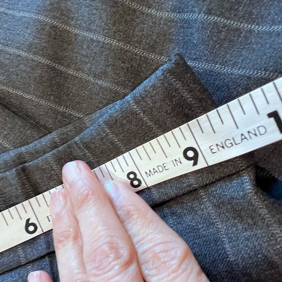 Brooks Bothers X Loro Piana Pinstriped Gray Wool Suit Size 44 X 38 - Picture 14 of 16